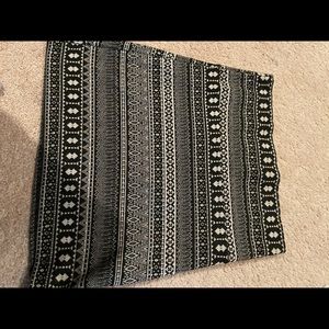 Black and white skirt